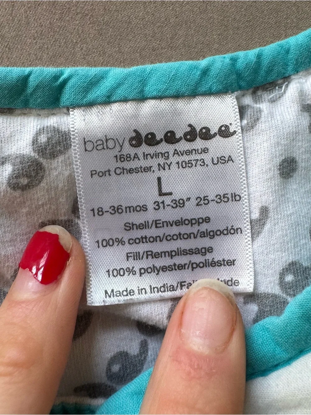Baby Deedee Original Sleep Nest Sleep Sack